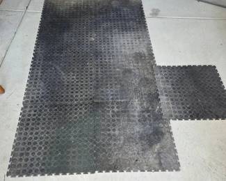 Stack Of 9 Interlocking Floor Tiles