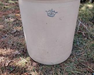 Vintage Robinson Ransbottom 15 Gallon Stoneware Crock 