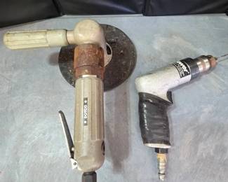 Pneumatic Right Angle Sander And Reversible Air Dril