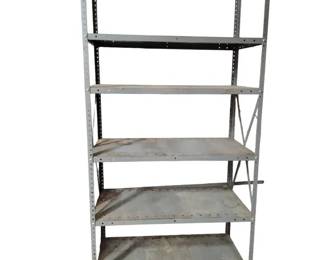 Metallic Gray 7 Tier Shelving Unit 