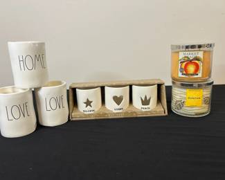 Rae Dunn Candleholders Bath  Body Works Candles