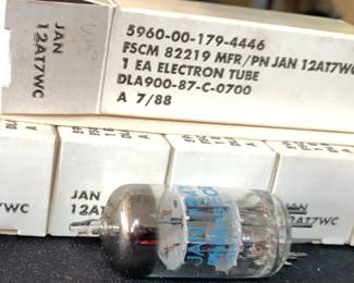 Vintage Philips Electron Tubes Jan 12at7wc
