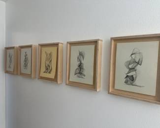 sketch versions of sculpture 1950s 