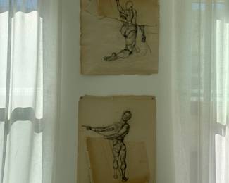 vintage sketch collages 