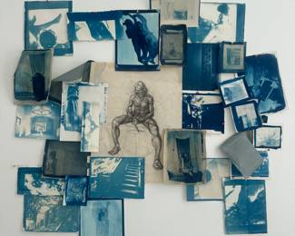 various cyanotypes 