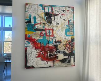 painted canvas 48" x 60"