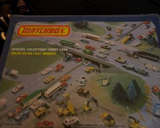 Match box cars and case