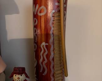 Tribal bamboo drum
