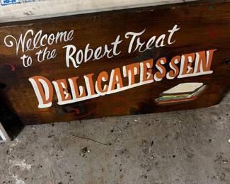 Wee one to Robert’s treat deli   Robert treat was an historic  NJ figure  local  memorabilia