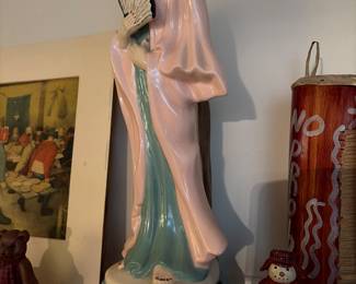 Mcm Asian porcelain kwan yin