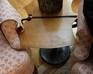 Mcm end tables sculptured tops