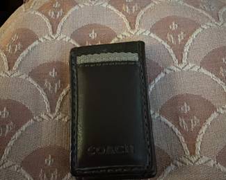 Coach money clip