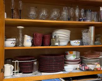 Dishes  mugs and cups