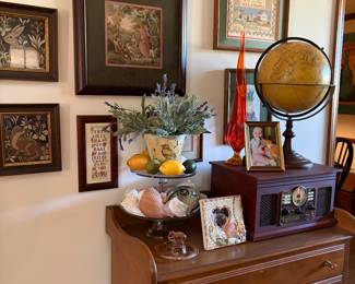 Needlepoint samplers and tapestry