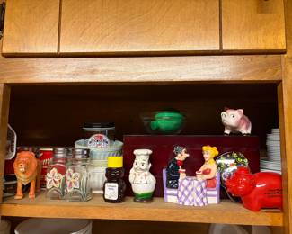 Vintage salt and pepper shakers