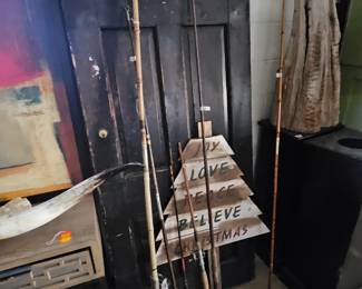 Bamboo cane Fishing rods