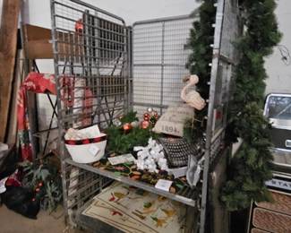 Utility serving storage cart