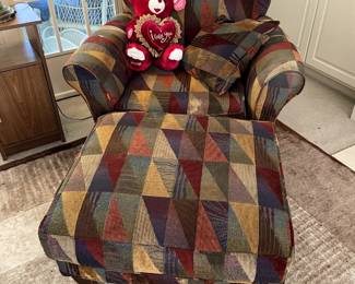 Chair with Ottoman