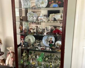 Large Mahogany Curio