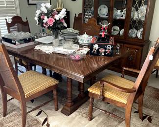 Dining Room Table & Six Chairs