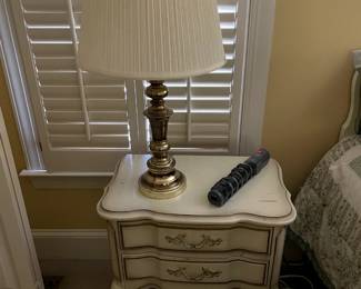 Pair Night Stands & Pair Lamps