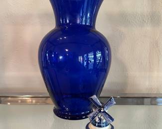Holland Windmill / blue glass
