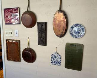 Copper pots / pans