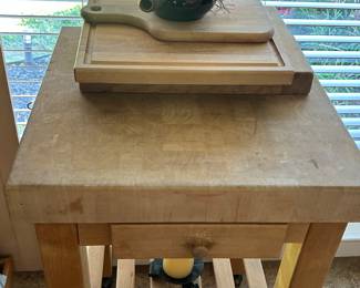 Butch block cart / island