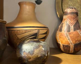 Various pottery pieces