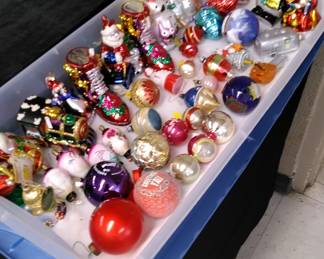 Vintage and specialty ornaments