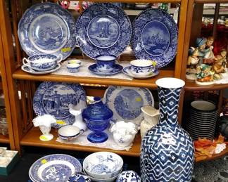 Blue and white china for your holiday celebrations