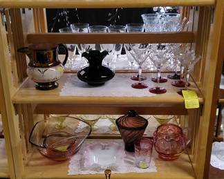 Some of the various glassware for your home. More on the way!