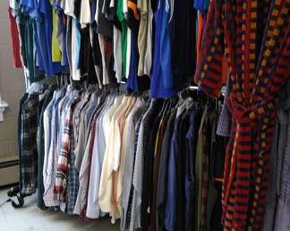Some of the men's clothing