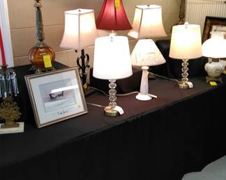 Some of the lamps available to light up your life!