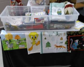 Hand made gift bags and vintage Beanie Babies