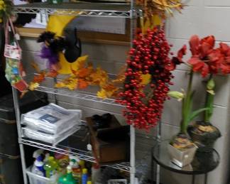 Holiday wreaths, etc.