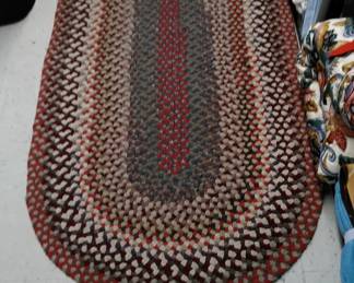 Country braided rug