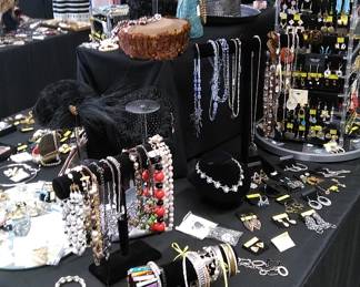 Costume jewelry and vintage hats