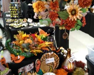 Fall decorations and arrangements