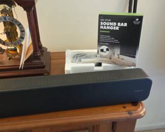 Sony Sound Bar with No-Stud Wall Mount Kit - Includes a Sony sound bar in excellent condition along with a Hangman brand “No Stud Sound Bar Hanger” for easy wall mounting. Great for enhancing home theater audio without drilling or wall damage.