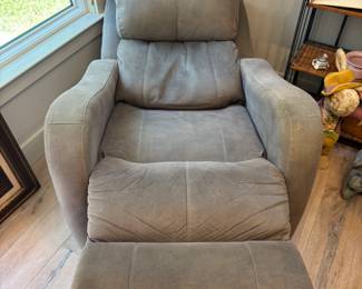 Grey electric rocker & recliner $350.00
34”w 34”d 38”t