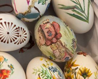 Hand painted eggs $8 each