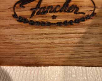 Francher Asian inspired 2 piece China Cabinet 4 drawers 2 cabinets $1,200.00. 67.5”w 17”d 84”t
