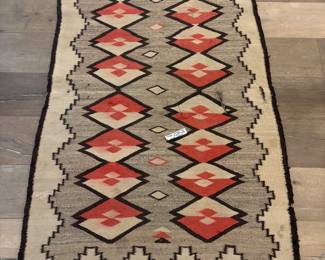 Antique Navajo Rug Tan & Orange
$600.00. 37” x 62”