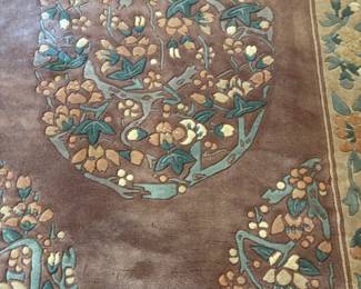 Mauve Chinese wool woven rug $295.00
4’ x 6’