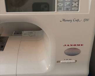 Janome Memory Craft 5700 Sewing Machine $375.00