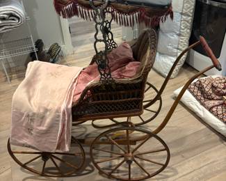 Victorian Pam, wicker & metal $800.00
46”L 21” w 46”t