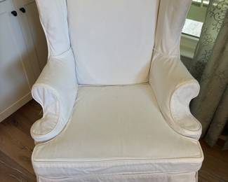 Wing back chair $ 265.00
31.5”w 26”d 43”t