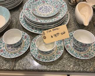 17 pcs China $95.00 set