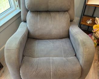 Grey electric rocker & recliner $350.00
34”w 34”d 38”t